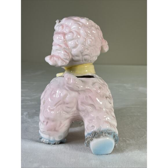 VTG Relpo Samson Import Co Spaghetti Ceramic Pink Lamb Planter 1961 #431A Japan - Picture 2 of 13